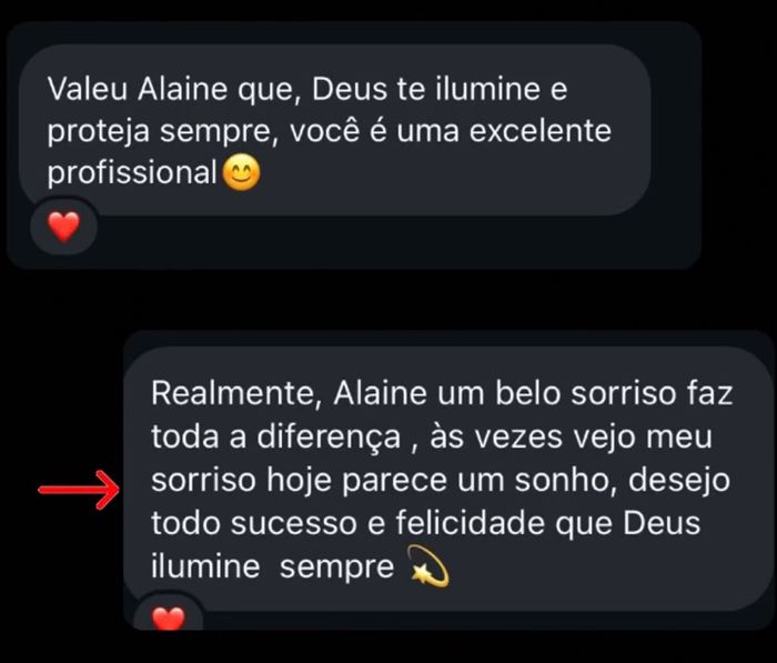 Depoimento de paciente