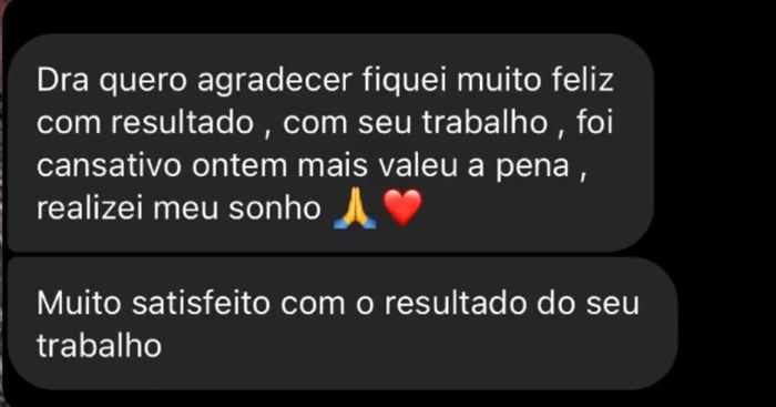 Depoimento de paciente