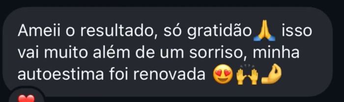 Depoimento de paciente